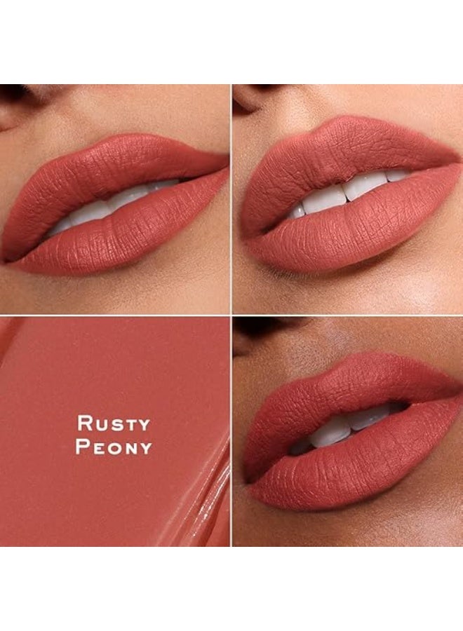 Kiro Velvet Soufflé Soft Matte Liquid Lipstick – Rusty Peony, 5ml | Hydrating, Weightless Mousse Texture | High-Pigment, Long-Lasting Matte Finish - Image 3